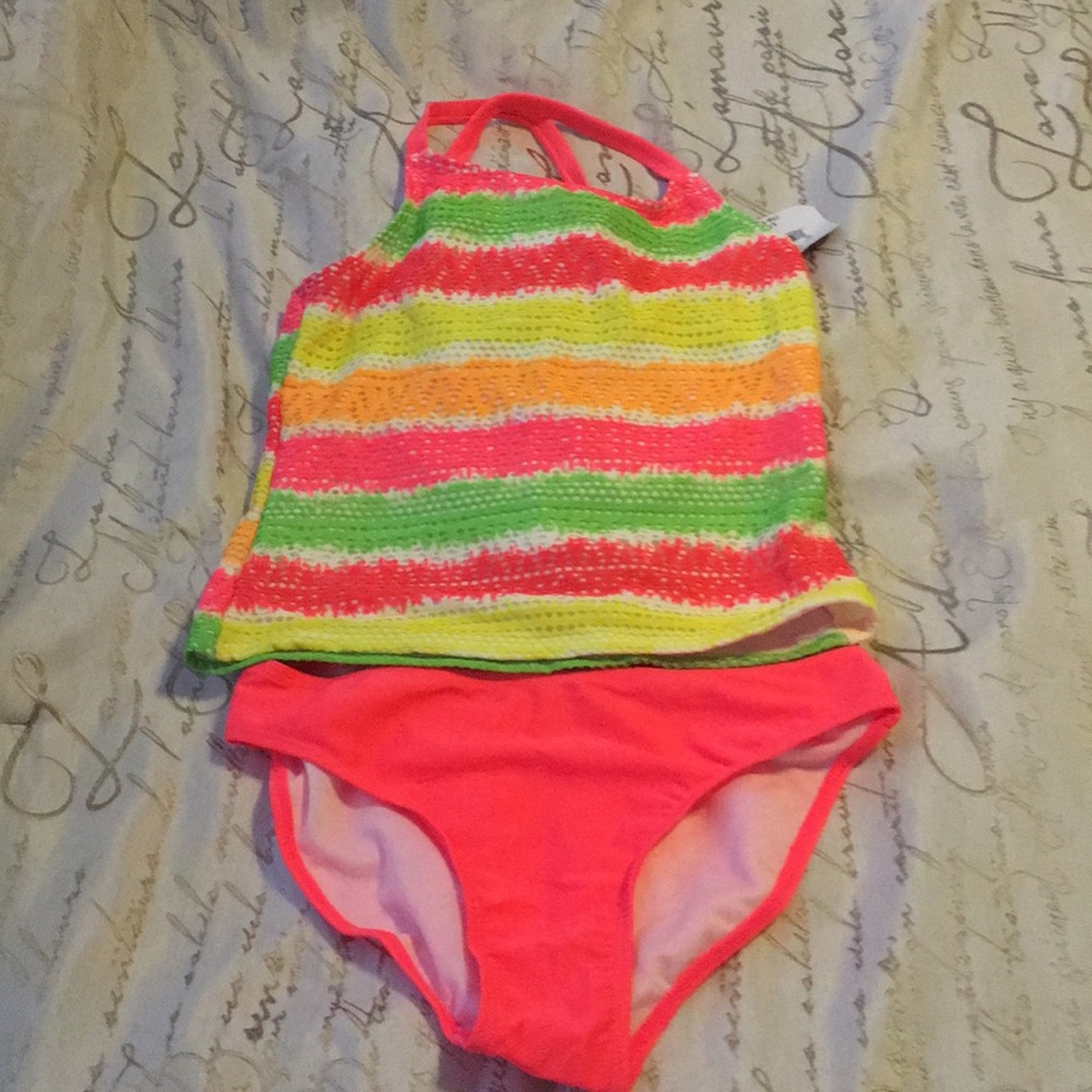 Girls two piece tankini